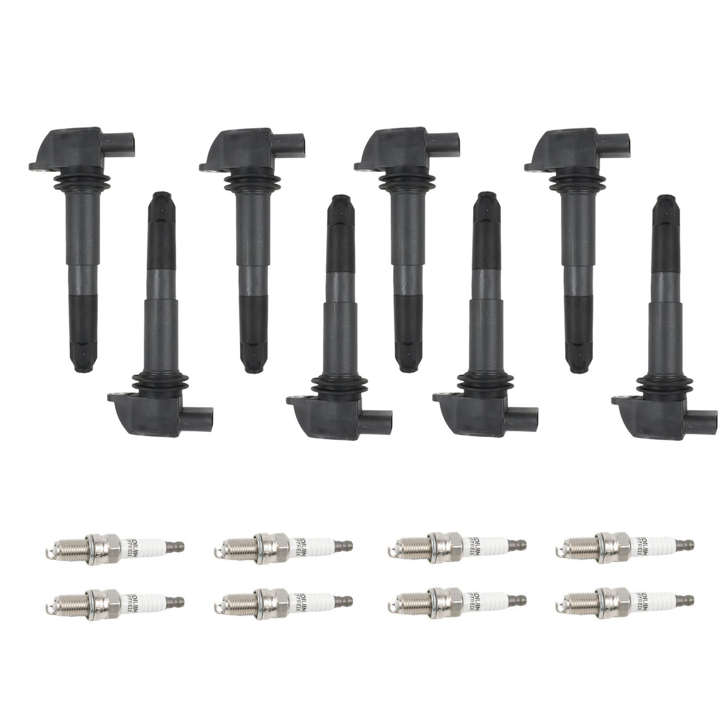 8X Ignition Coils UF563  8X Iridium Spark Plugs For 03-06 for Porsche for Cayenne 4.5L