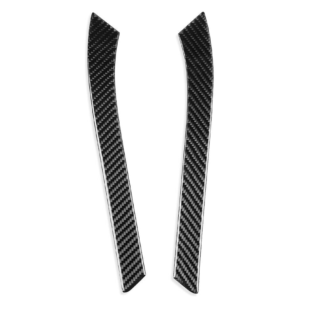 Gear Shift Both Side Cover Trim for Cadillac CTS 08-13 Real Black Carbon Fiber