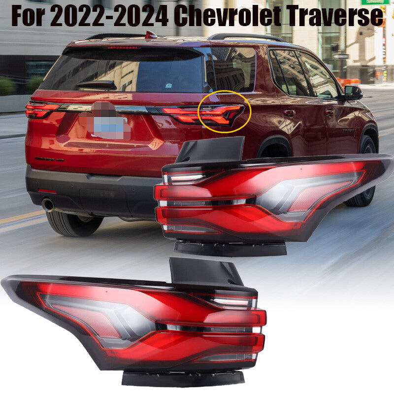 For 2022-2024 for Chevrolet Traverse LED Tail Light Rear Brake Lamp LeftRight Side