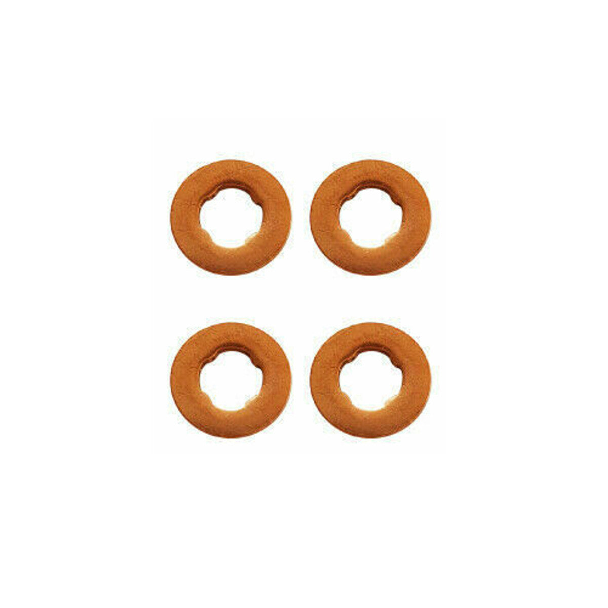 4Pcs Diesel Injector Copper Sealing Washers Fuel Injector Seals Washers Gaskets