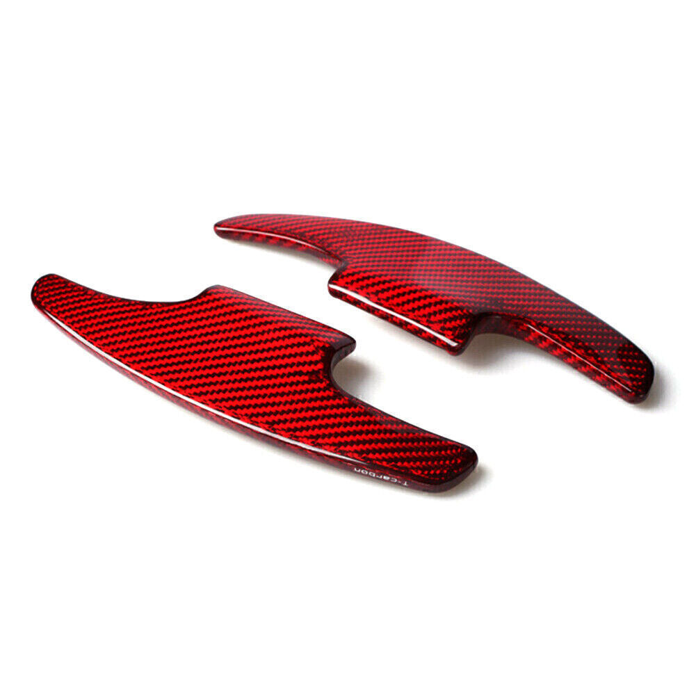 Car Steering Wheel Shift Paddle Extension Carbon Fiber Red for HONDA 2018