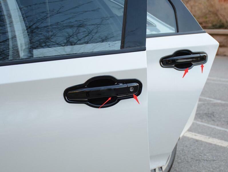 Glossy Black for Smart Door Handle Cover Trim for Honda Accord 2018-2021 gate auto
