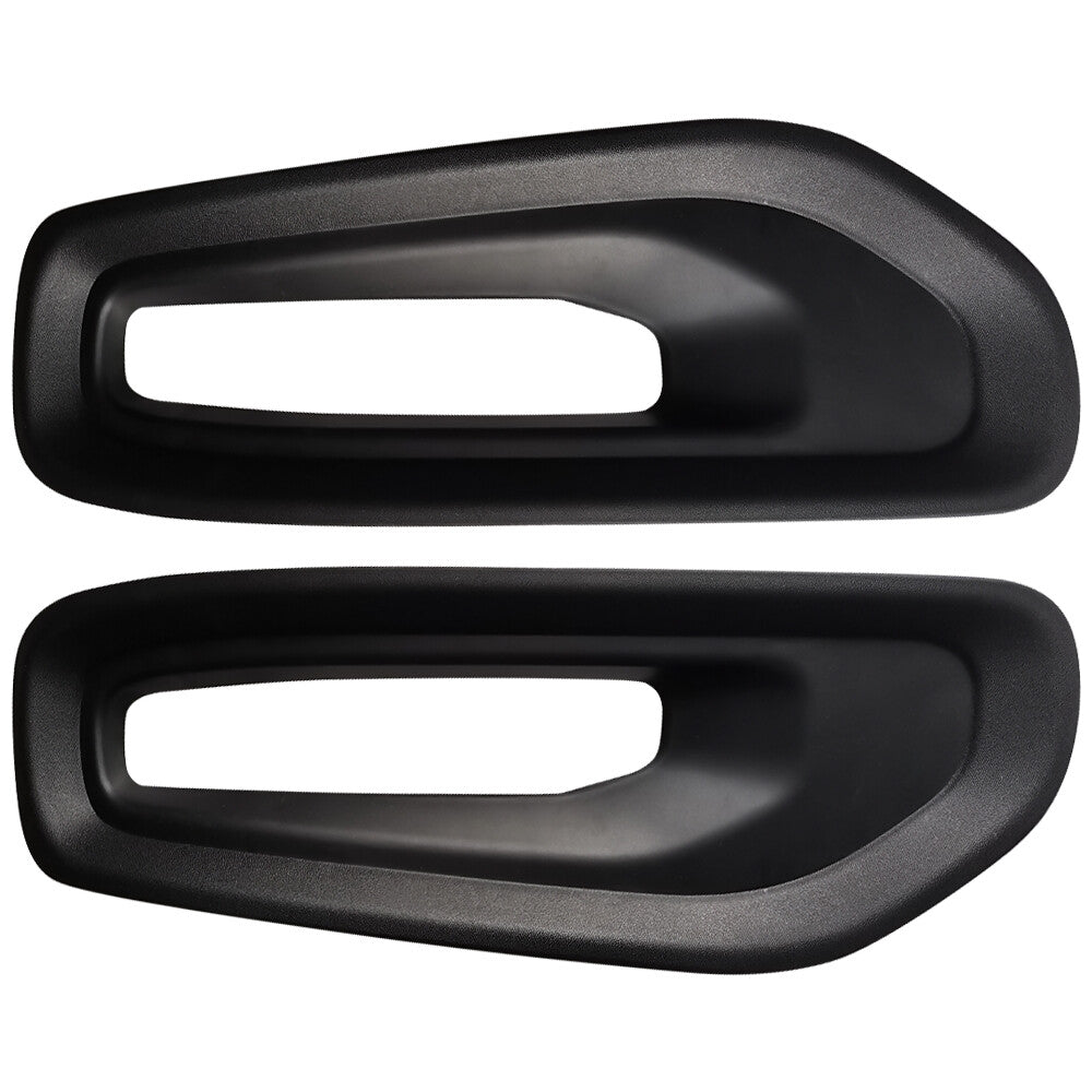 2Pcs Fog Light Bezel Cover Left Right for 2019-2021 for Ram 1500 Replacement Black