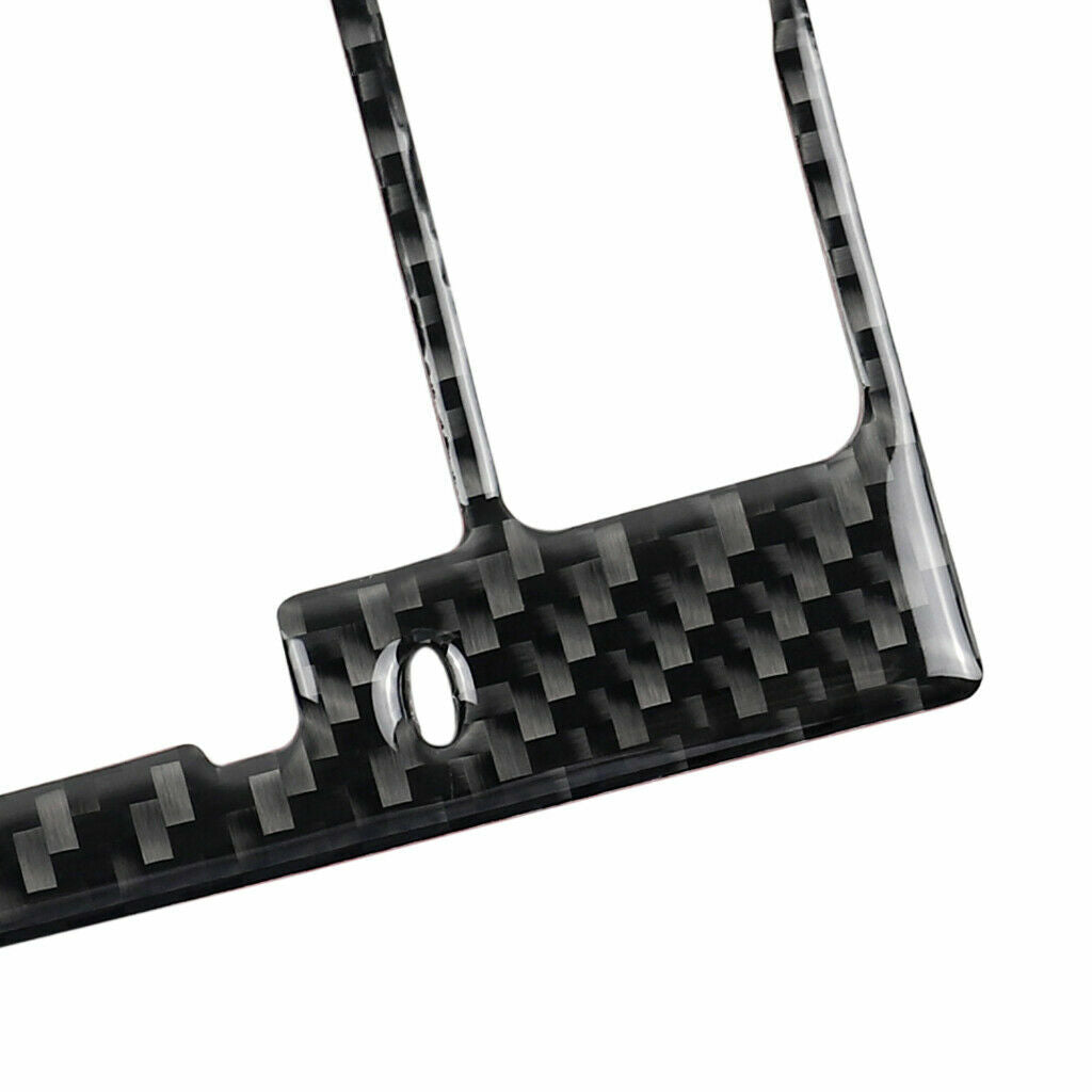 Carbon Fiber Inner GPS Navigation Panel Cover Trim Fit for Porsche Macan 2014-19