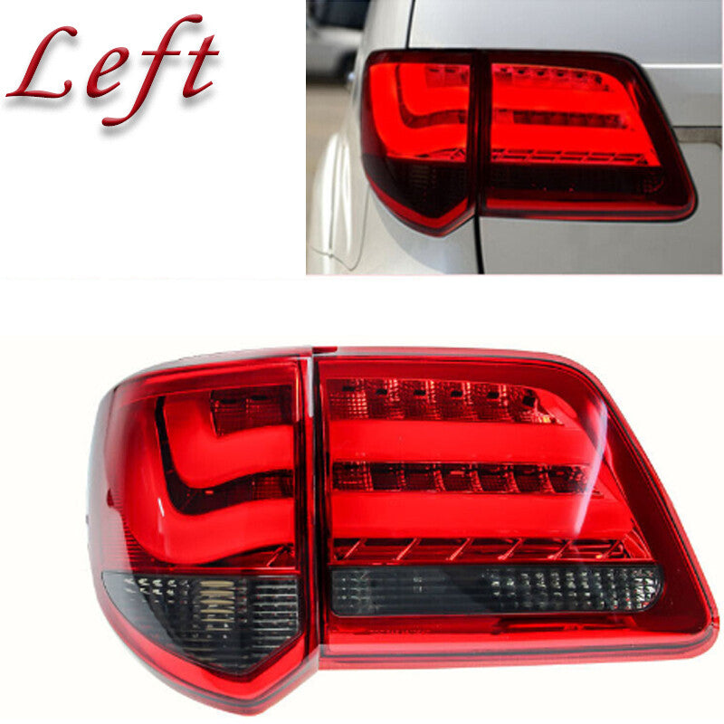 2-piece set of left rear taillight and brake light (inner and outer), suitable for Toyota Fortuner 2012-2014.