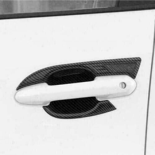 for Toyota Highlander 2021-2024 Carbon Fiber Look Door Handle Bowl Cover Trim 4X