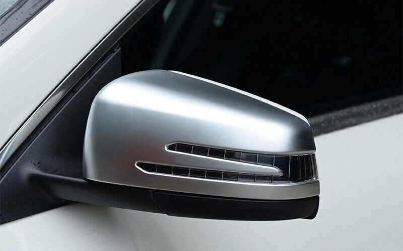 for Benz GLS GLE 2016-2019 Matt Silver Exterior Door Rear View Mirror Cover Trim