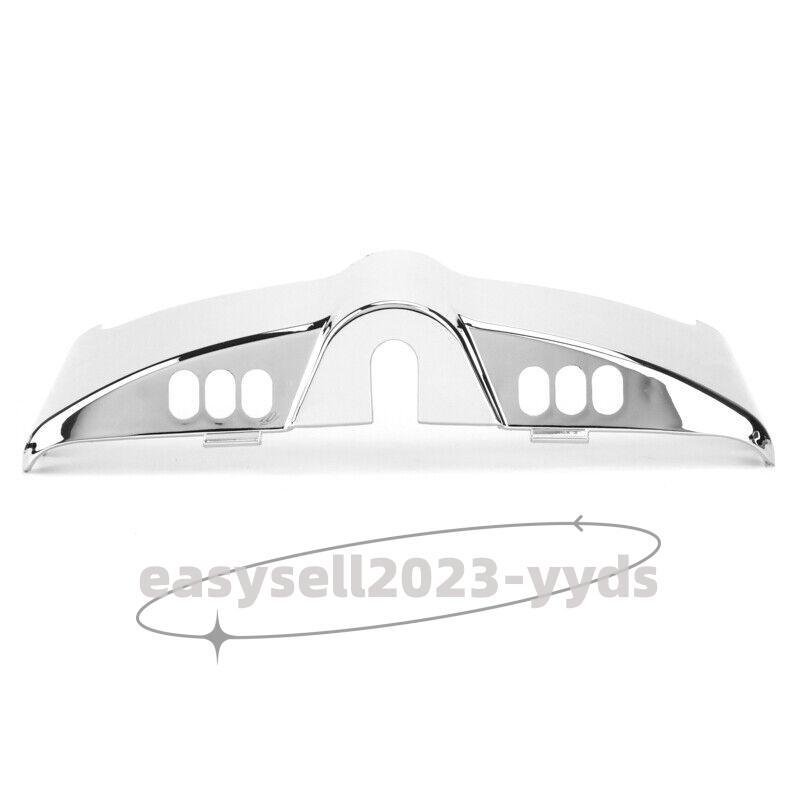 Chrome Fairing Switch Dash Panel Accent Cover for Harley 2014-2023 Touring Glide