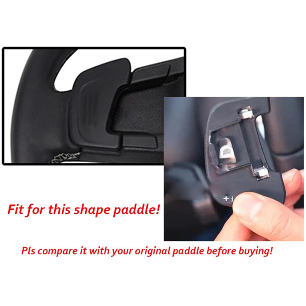 for VW for Golf 7 Lamando for Jetta Black Steering Wheel Shift Paddle Shifter Extension