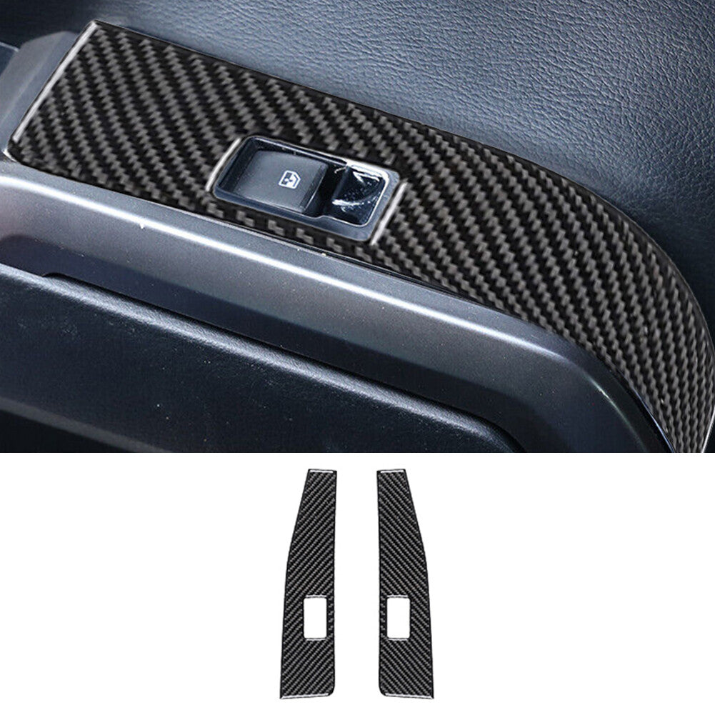 Interior Rear Window Lift Switch Button Cover Trim fit for Toyota Tacoma 2016-20