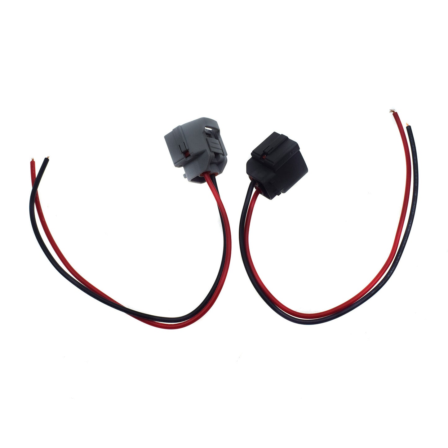 A pair of Ignition coil connector harnesses, 2 pins, 2 channels, suitable for modern for Kia accents.