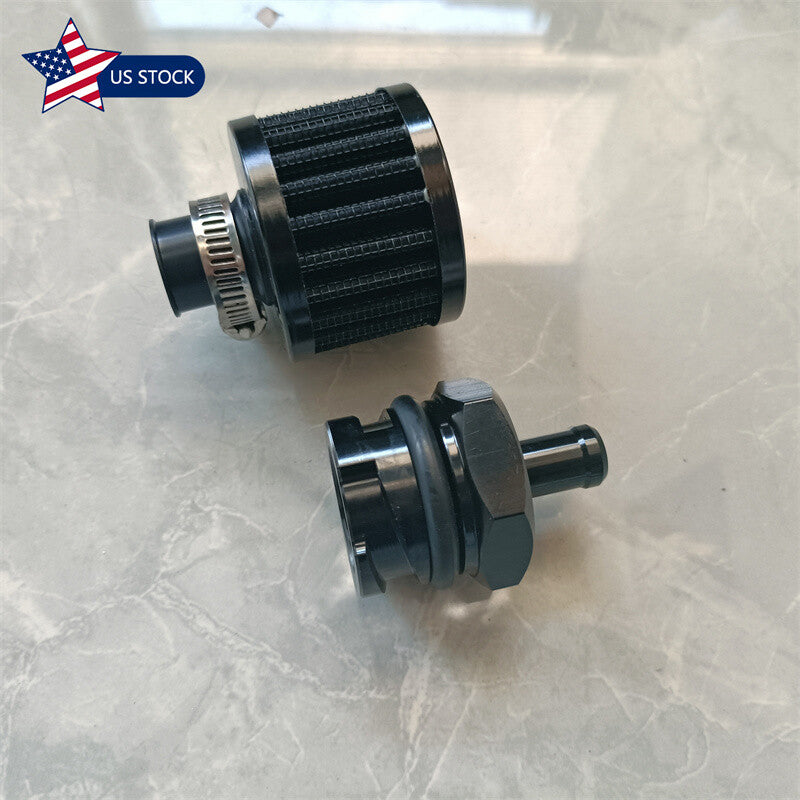 Billet Valve Cover Oil Cap + Breather Fitting Filter For LSX LS1 LS6 LS2 LS3 LS7