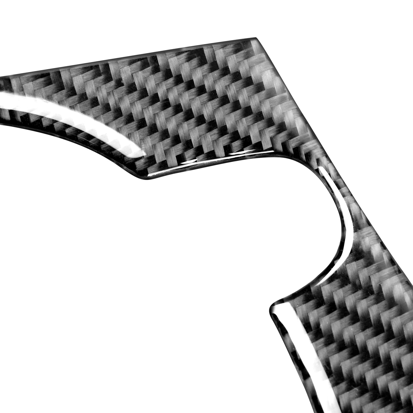 Carbon Fiber Information Button Cover Trim for Mitsubishi Lancer 2008-2015