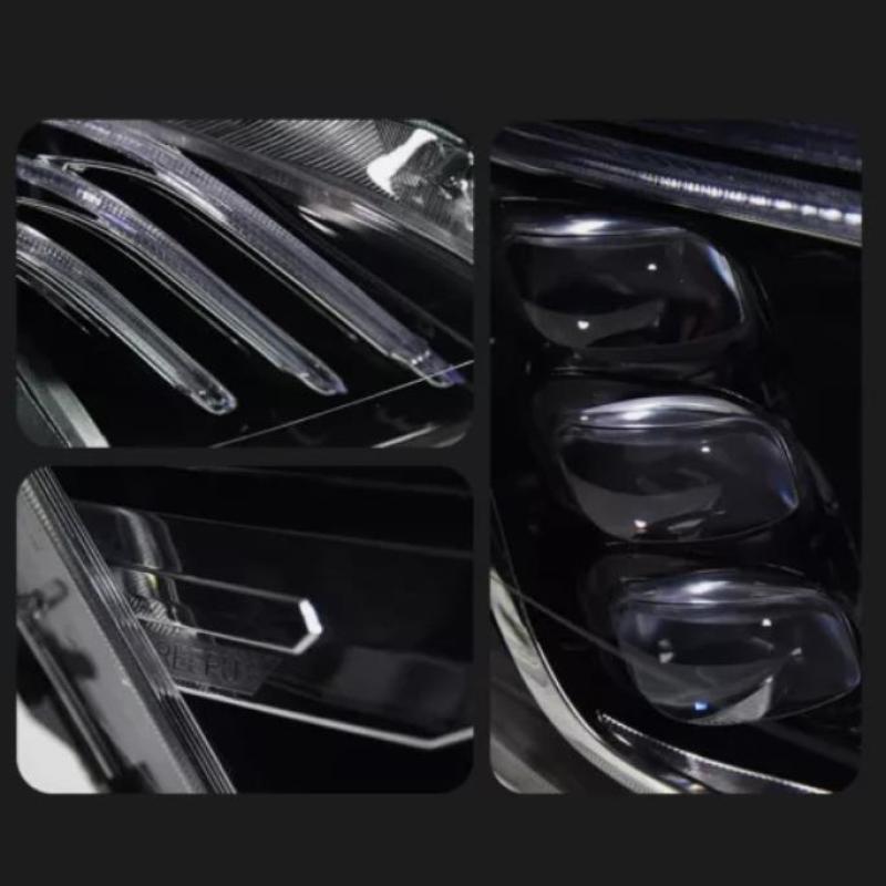 LED headlight assembly for Mercedes-Benz W221 2006-2009 S-Class, upgraded turn signal lights.