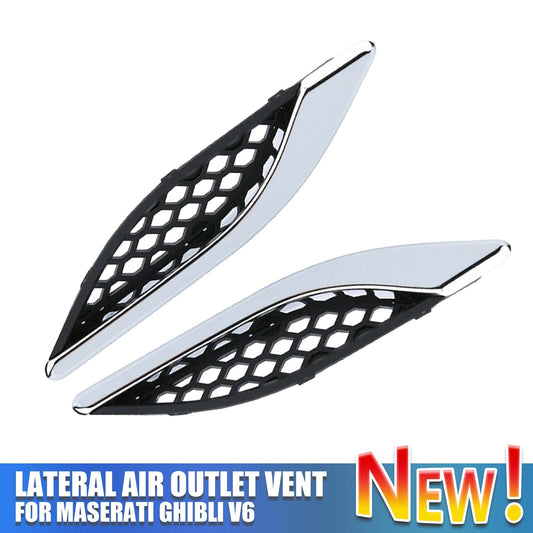 2PCS Left+Right Side Lateral Air Outlet Vent Replacement fit for Maserati Ghibli AT