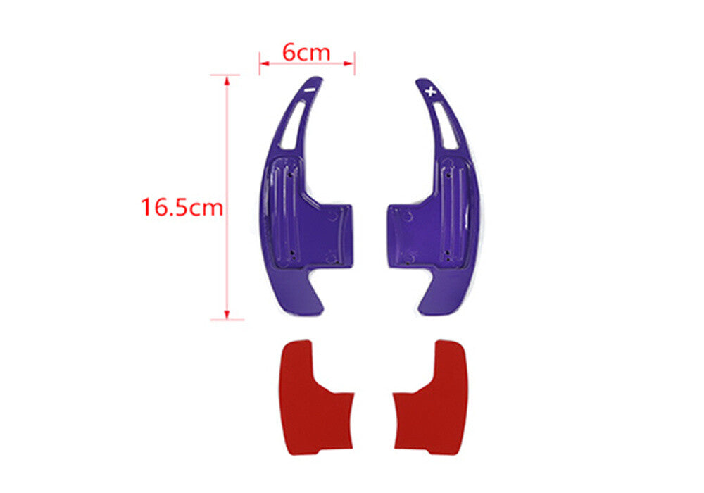 Steering Wheel Shift Paddle Shifter Extension for Ford for Mustang 2015+Alloy Purple