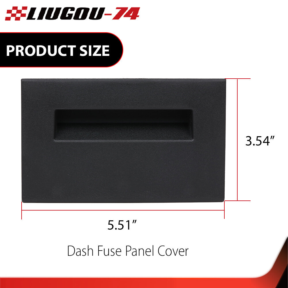 Suitable for 88-94 for Chevrolet and GimCisco trucks, Suburban new black fuse panel cover suit jacket