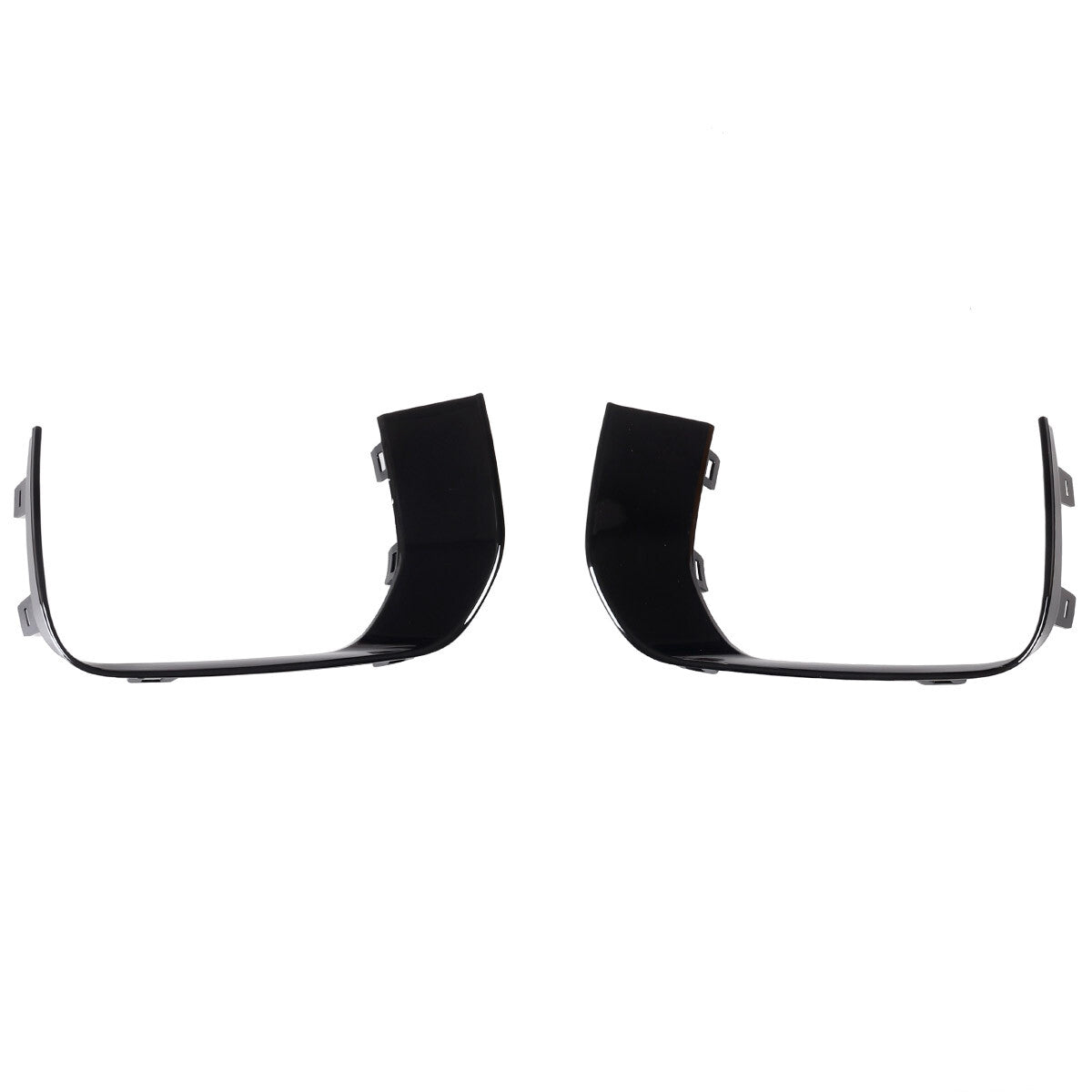 Pair Left Right Side Grille Black Surround Trim Fit for Range Rover Evoque 16-17