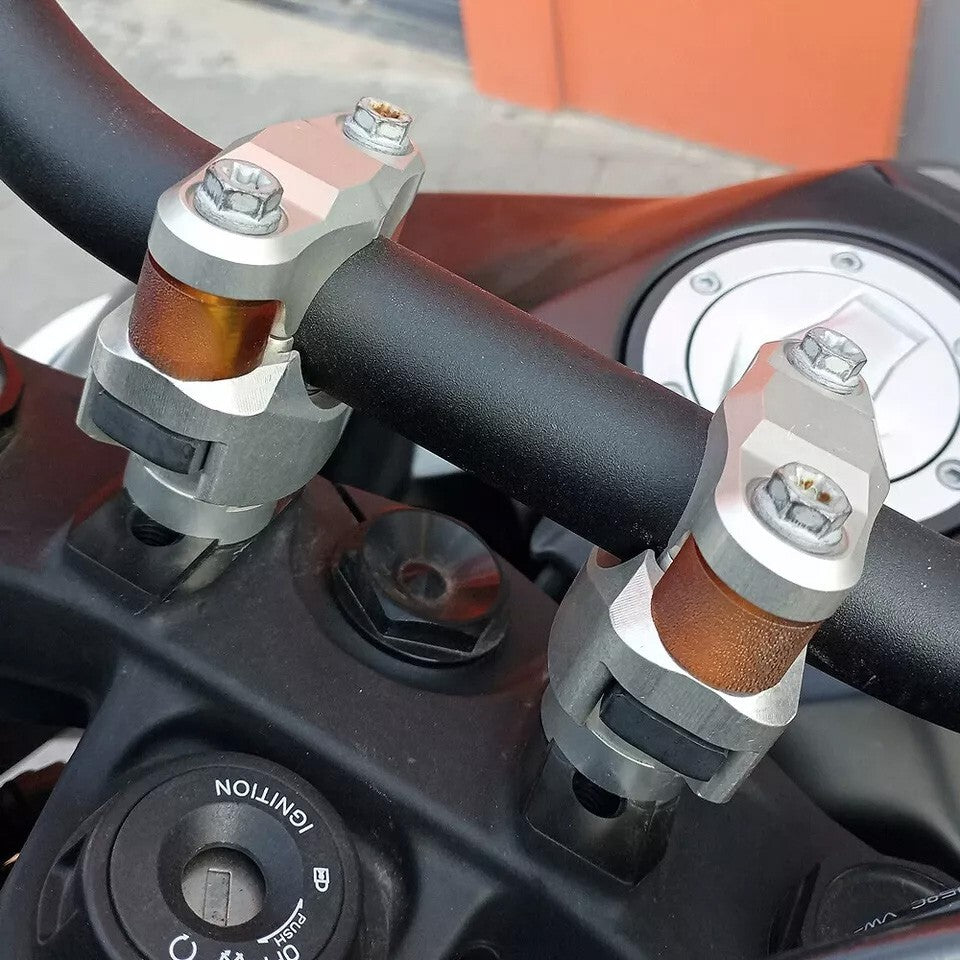 Handlebar Riser 28MM Clamp Extend Adapter For 690 Duke 790 ADV 1290 Super ADV