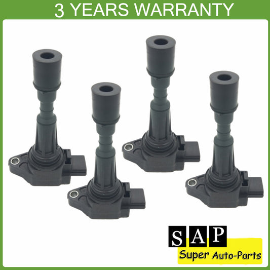 Set of 4 Ignition Coil ZJ20-18-100 For 11-15 for Mazda 2 1.5L-L4 for Mazda 3 1.4L 1.6L