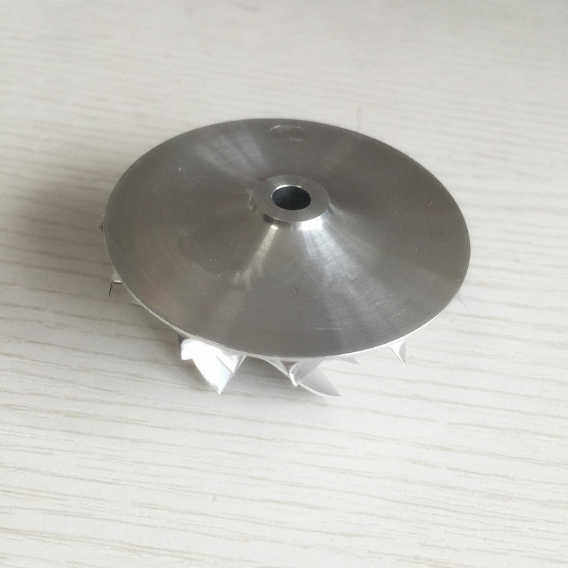 TA31 42.55/60.25 mm 6+6 Blade Performance Turbine Blank Compressor Wheel Komatsu