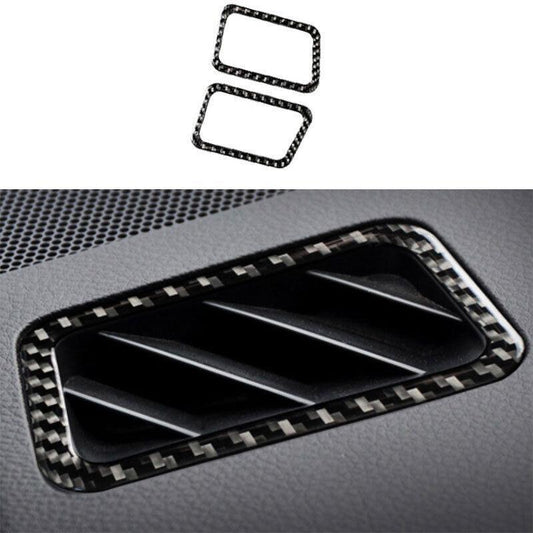 Real Carbon Fiber Instrument LR Air Outlet Vent Trim for Subaru Forester 14-18