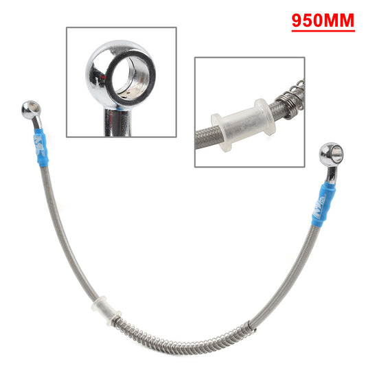 95cm DOT Motorcycle Motorbike Braided Steel Brake Clutch Oil Hose Line Pipe