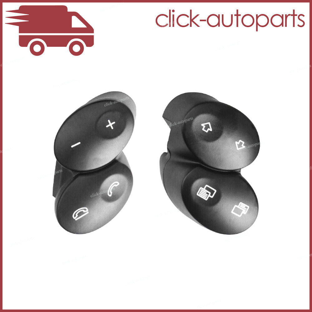 Steering Wheel Control Buttons Fits for Mercedes W219 CLS550 CLK500 Black 2003-11