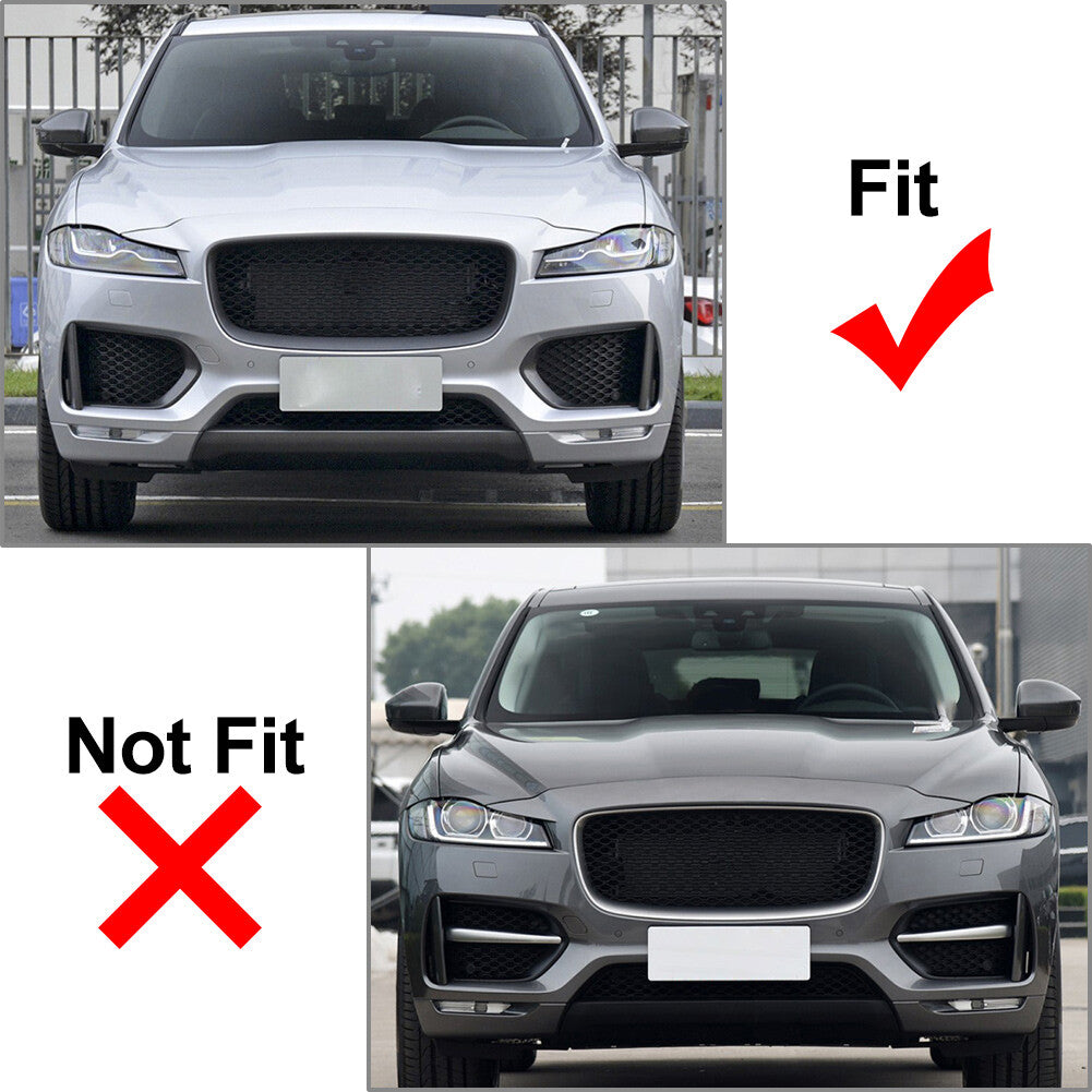Fog Lights Fog Lamp Molding Frame Bezel Cover for Jaguar F-Pace 2016-2020 17