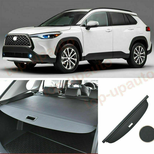 for Toyota for Corolla Cross 2022 Car Rear Trunk Cargo Cover Security Shield Shade