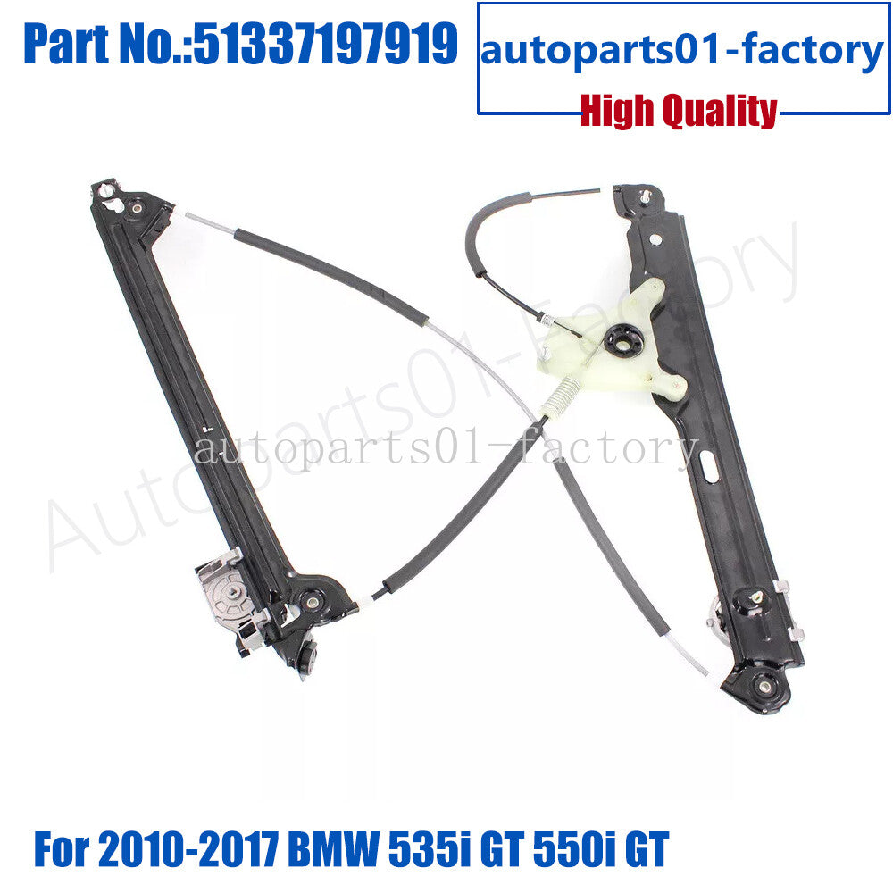 51337197919 Front Left Window Regulator Fit For 2010-2017 for BMW 535i GT 550i GT