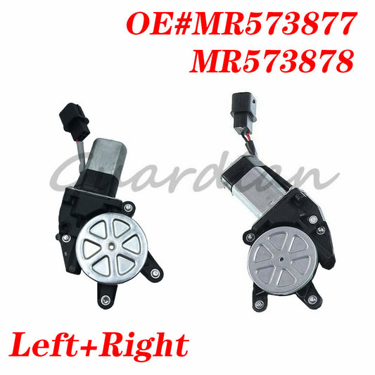 Two-piece set of front right + left window adjustment motors suitable for Mitsubishi Outlander 03-06 04