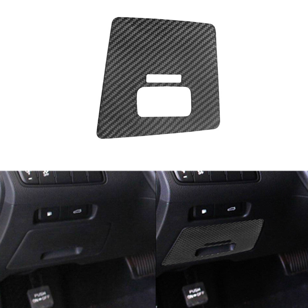 Carbon Fiber Fuse Box Sticker Frame Cover Trim for Kia Cadenza 2014-2016
