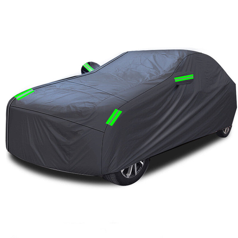 Outdoor sun protection full car cover, waterproof and UV-protective, US stock available.