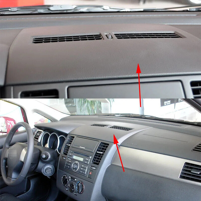 for Nissan Tiida 2005-2011 Dashboard Air Conditioner Outlet Panel Frame black