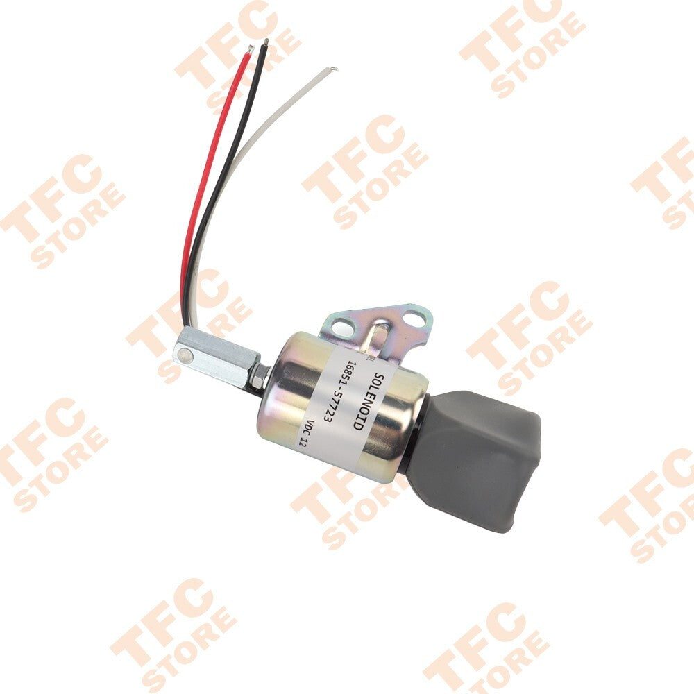 New 16851-57723 Fuel Shut-Off Solenoid SA-4899-12 for Kubota D722 D902 Z482 12V
