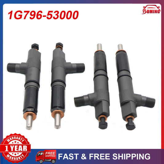 For Kubota V2203 V2403 4PC New Fuel Injector 1G796-53000 1G796-53001 1G796-53002