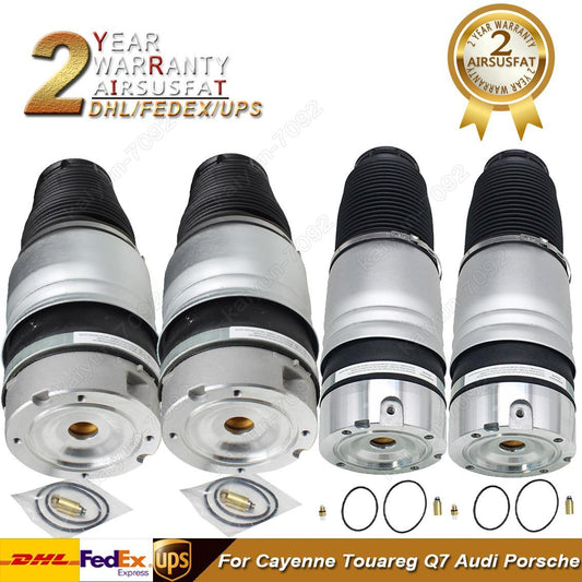 4 Pcs for Audi Q7 for Cayenne Touareg for Porsche Front Rear Air Suspension Spring Bags