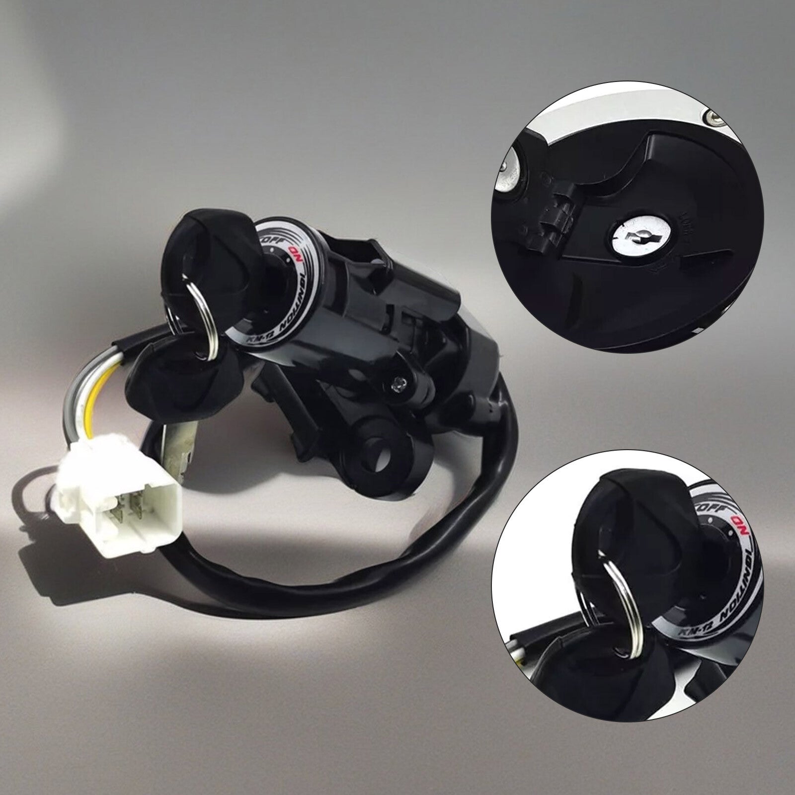 Ignition Switch Fuel Gas Cap Lock Set Fit for Kawasaki 650/EX650 2012-20lk