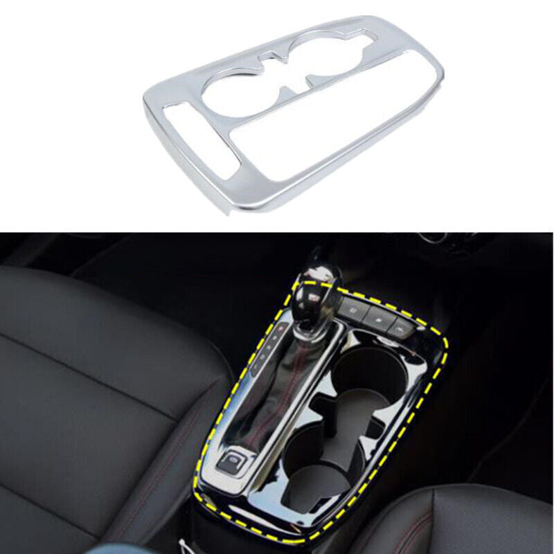 Silver Inner Gear Shift Box Panel Cover Trim for Chevrolet Trax 2023 2024 2025