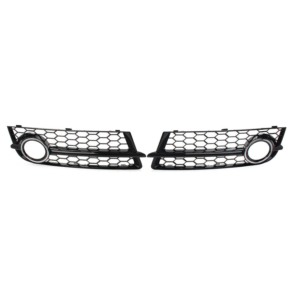 for Audi TT 8J 2006-14 Pair Front Bumper Honeycomb Mesh Fog Light Grille Cover