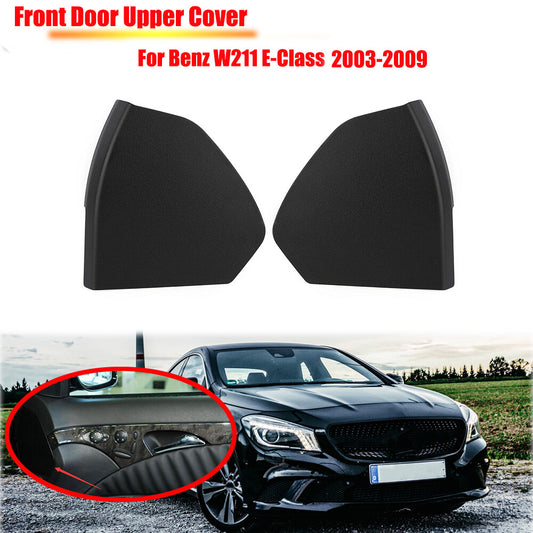A pair of front door hood covers for Mercedes-Benz E-Class W211 E63 2003-2009.