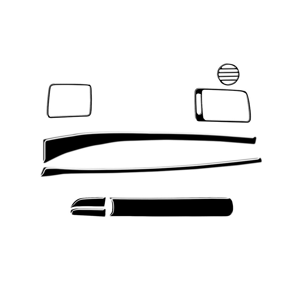 8pcs Piano Black Passenger Decoration Cover Trim for Honda for Civic 8th 2006-2011