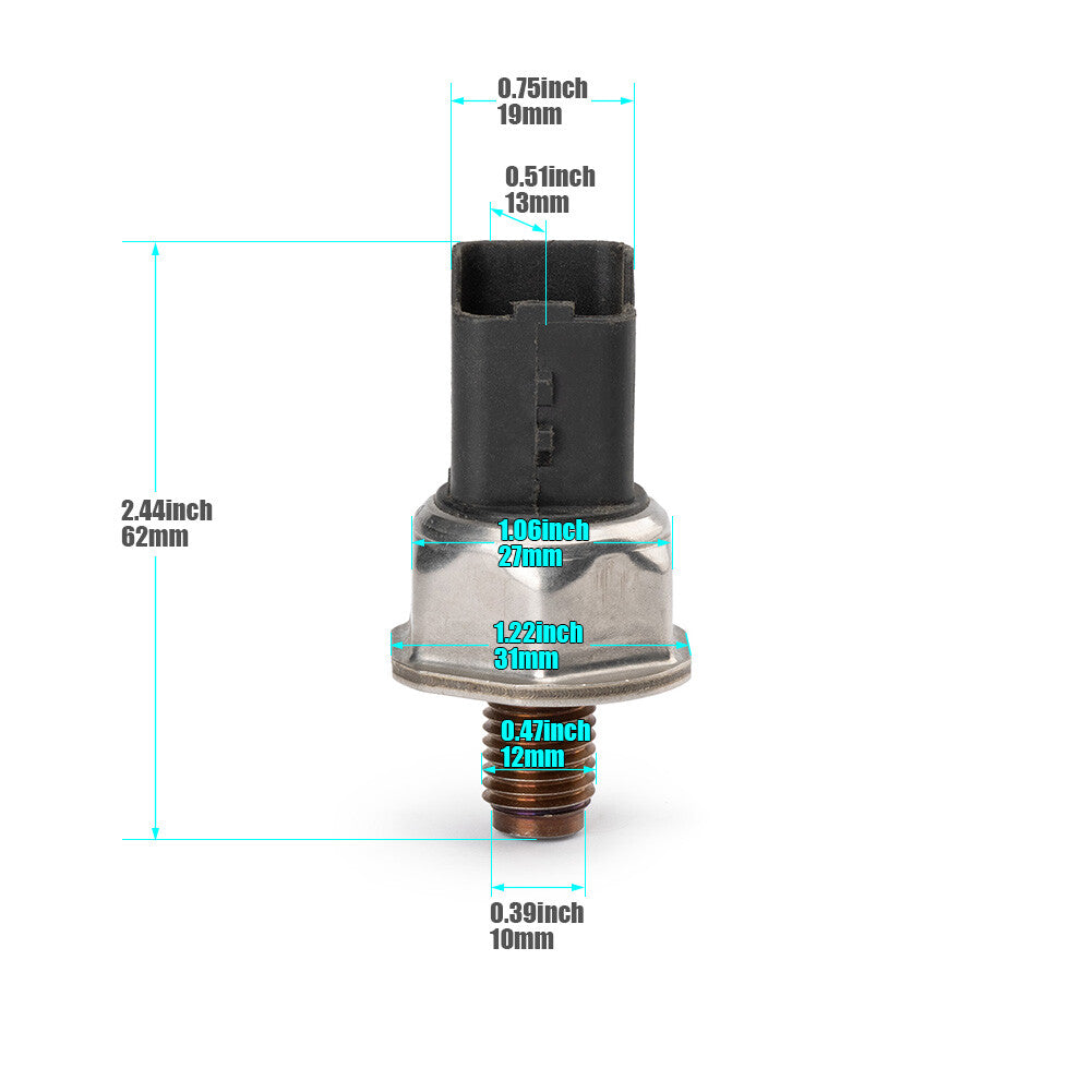 1 common rail pressure sensor 55PP06-03 suitable for Citroën Scudo for Peugeot 9658227880