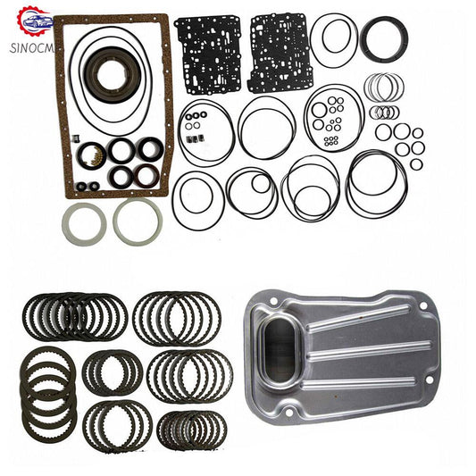 A750F A750E TB-50LS Master Rebuild Kit Fits 03-UP Filter Piston Friction Plates