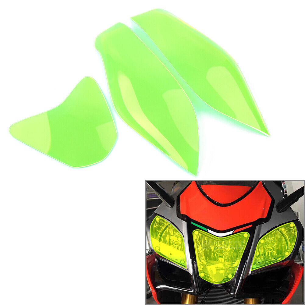 Green Front Headlight Guard Shield Screen Lens Cover For RSV4 2011-2014