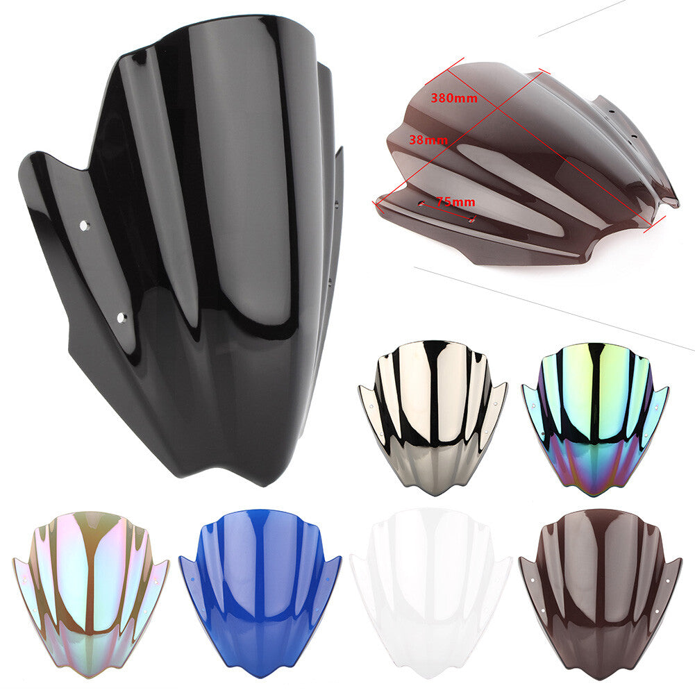 Front Windshield Windscreen Universal For 7/8¡±1¡± Motorcycle Handlebar Mount