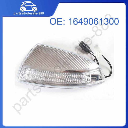 Left door mirror turn signal light 1649061300, applicable to for Mercedes W164 ML350, 2008-2014.