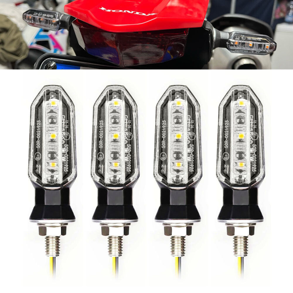 4xMotorcycle LED Turn Signal Light Indicator Lamp for Honda for Yamaha for Harley 12V