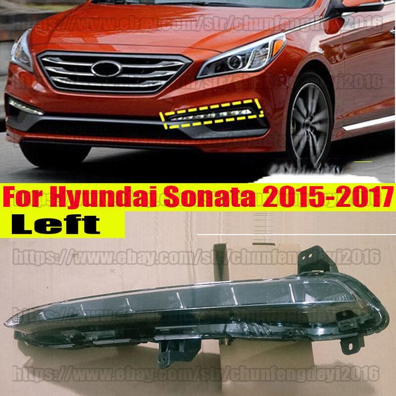 for Hyundai Sonata 2015-17 Left Side Car LED Daytime Running Light Fog Lamp DRL